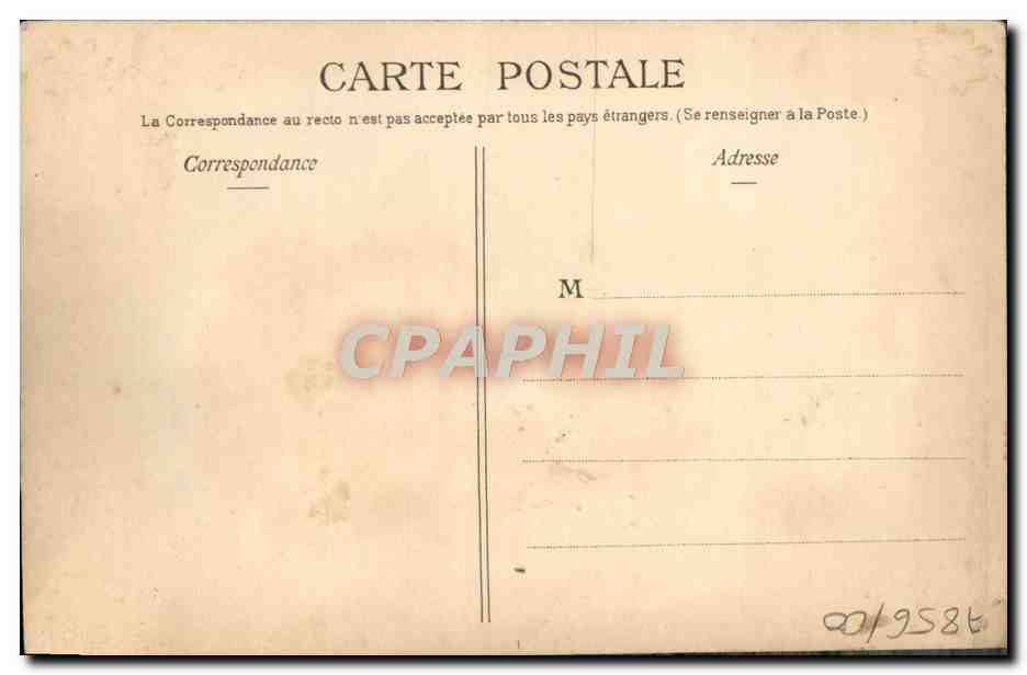 CPA Fantaisie Fleurs  — Verso