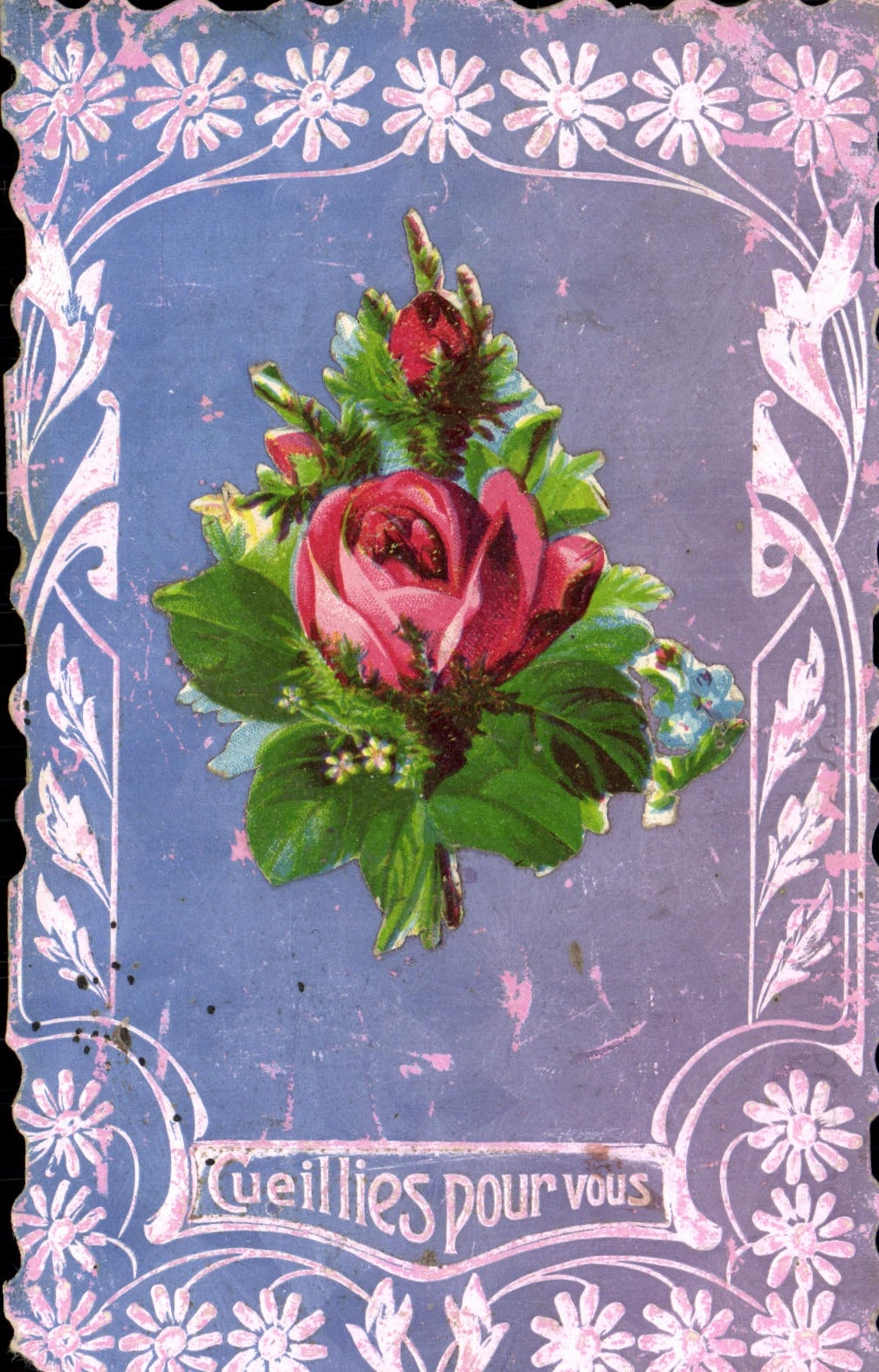 CPA Fantaisie Fleurs 