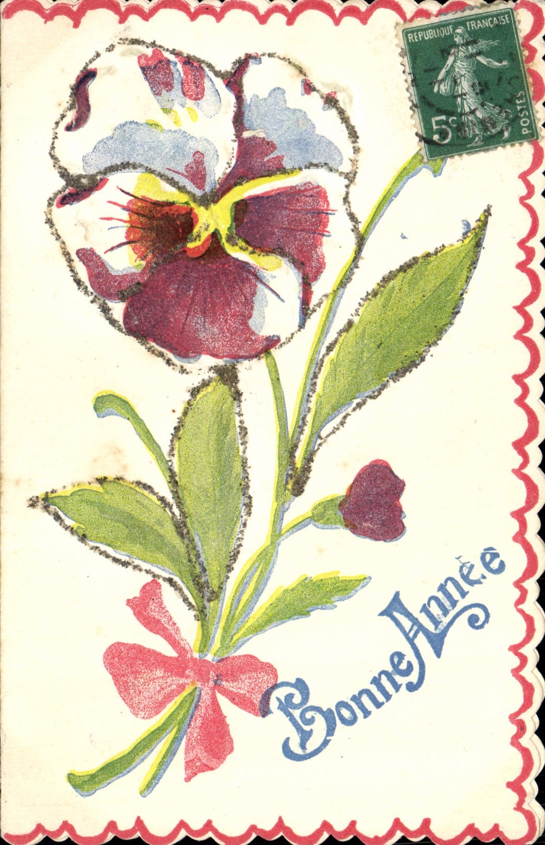 CPA Fantaisie Fleurs 