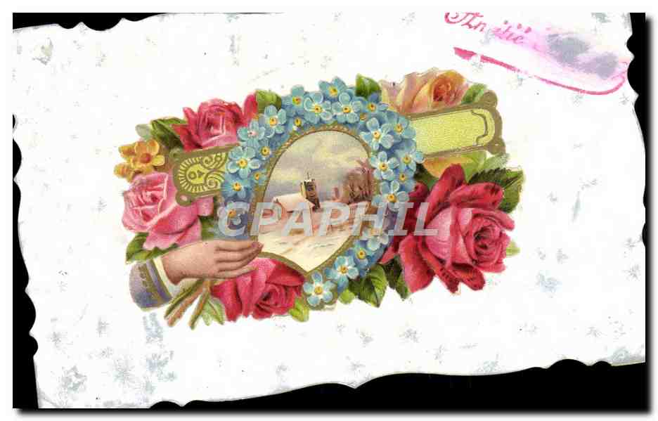 CPA Fantaisie Fleurs 