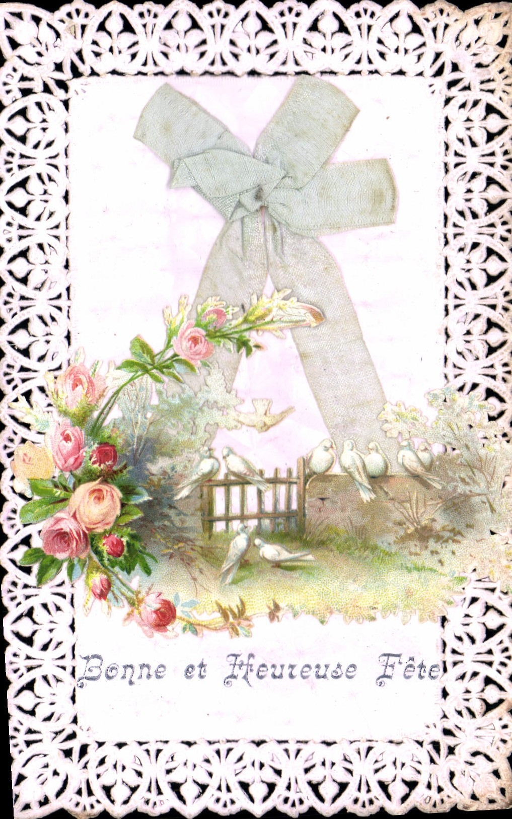 CPA Brodee Fantaisie Fleurs Colombes 