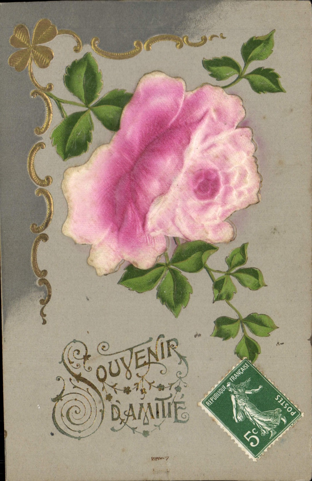 CPA Fantaisie Fleurs 