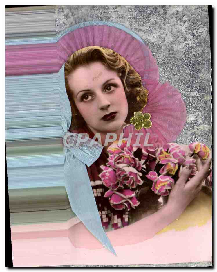 CPA Fantaisie Femme