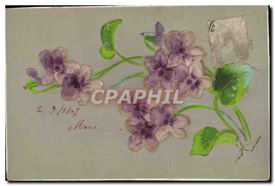 CPA Fantaisie Fleurs 