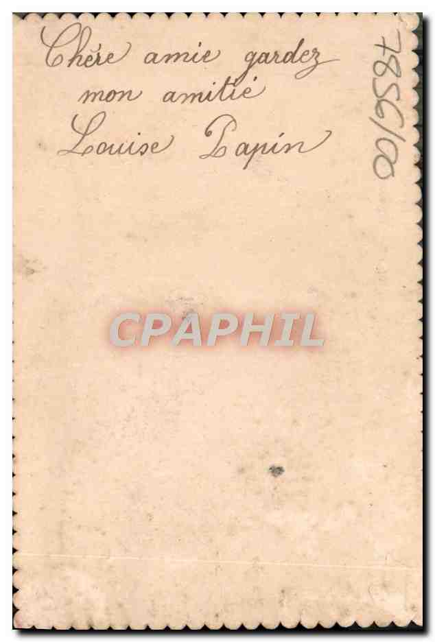 CPA Fantaisie Fleurs  — Verso