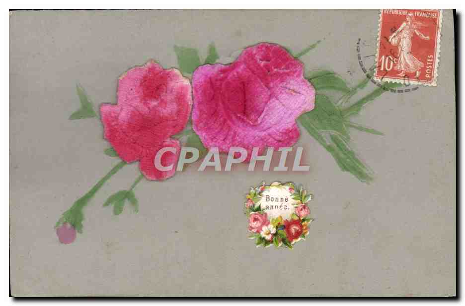 CPA Fantaisie Fleurs 
