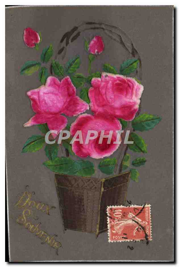 CPA Fantaisie Fleurs 