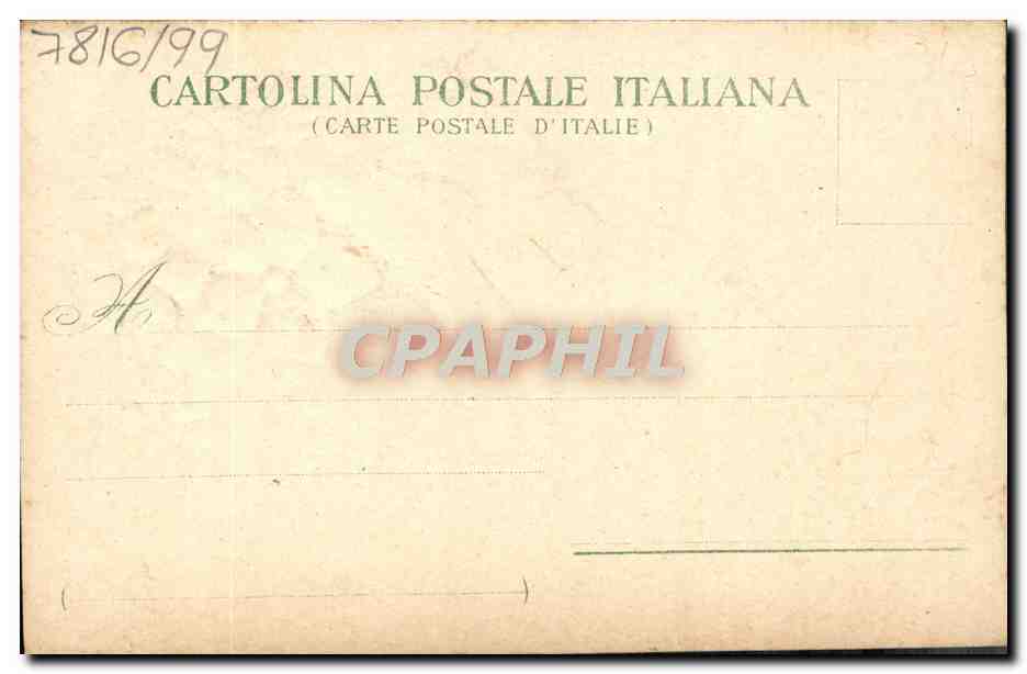 CPA Fantaisie Fleurs Main — Verso