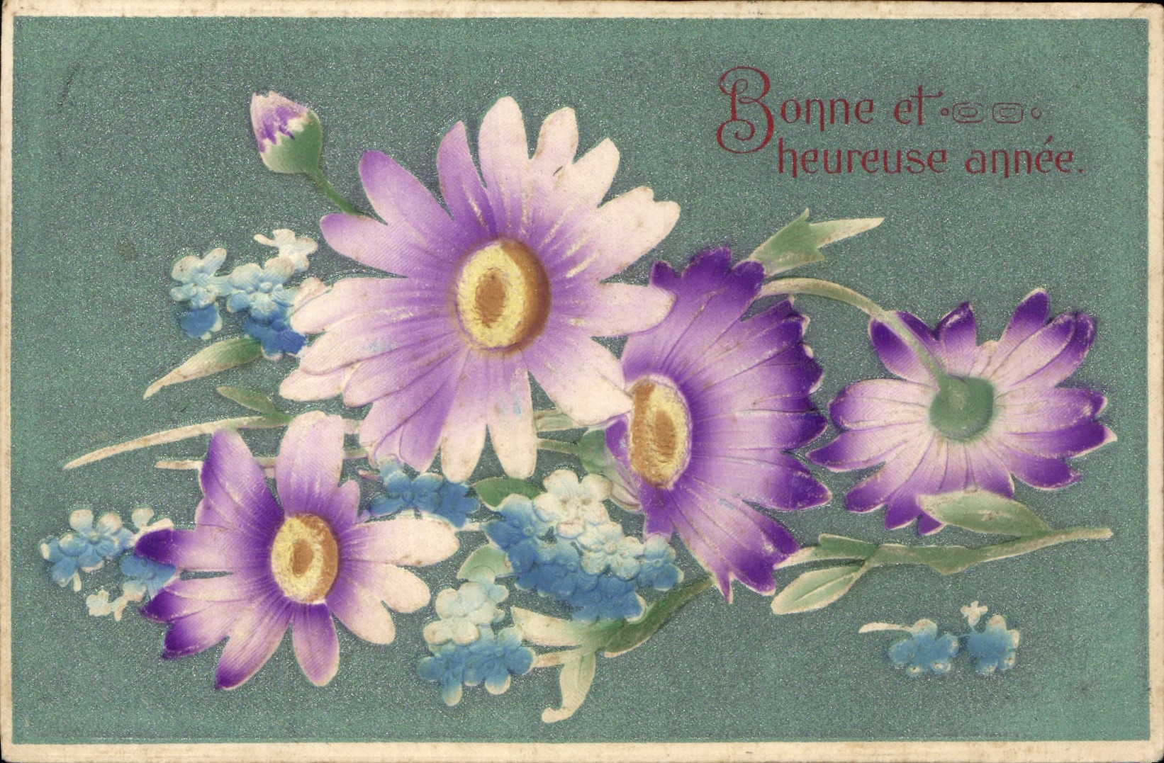CPA Fantaisie Fleurs 