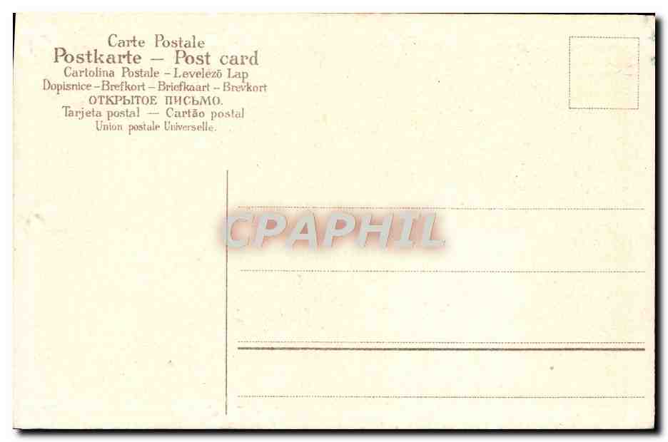 CPA Fantaisie Fleurs Bateau — Rückseite
