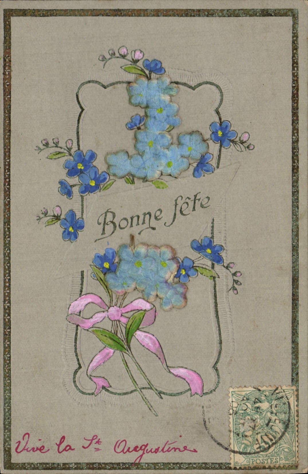 CPA Fantaisie Fleurs 