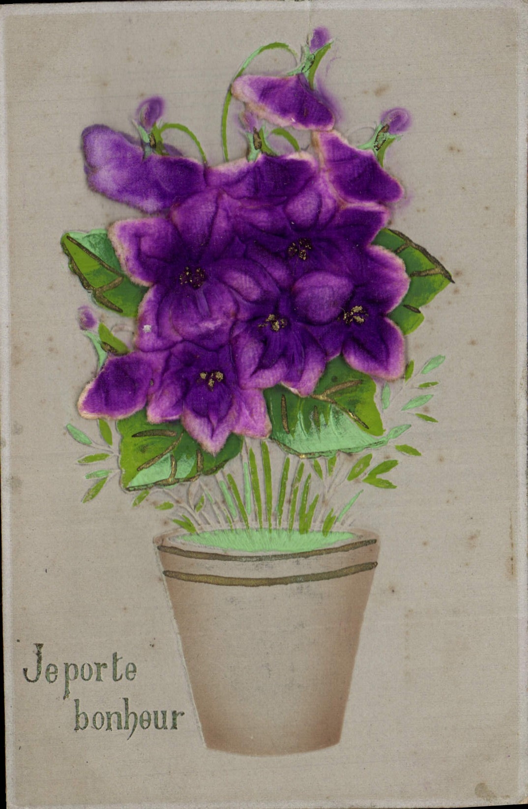 Violette — Je porte bonheur — éditeur non visible