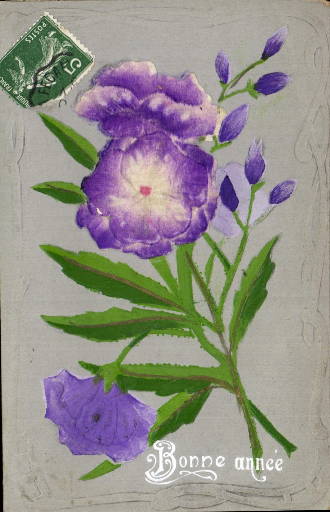CPA Fantaisie Fleurs 