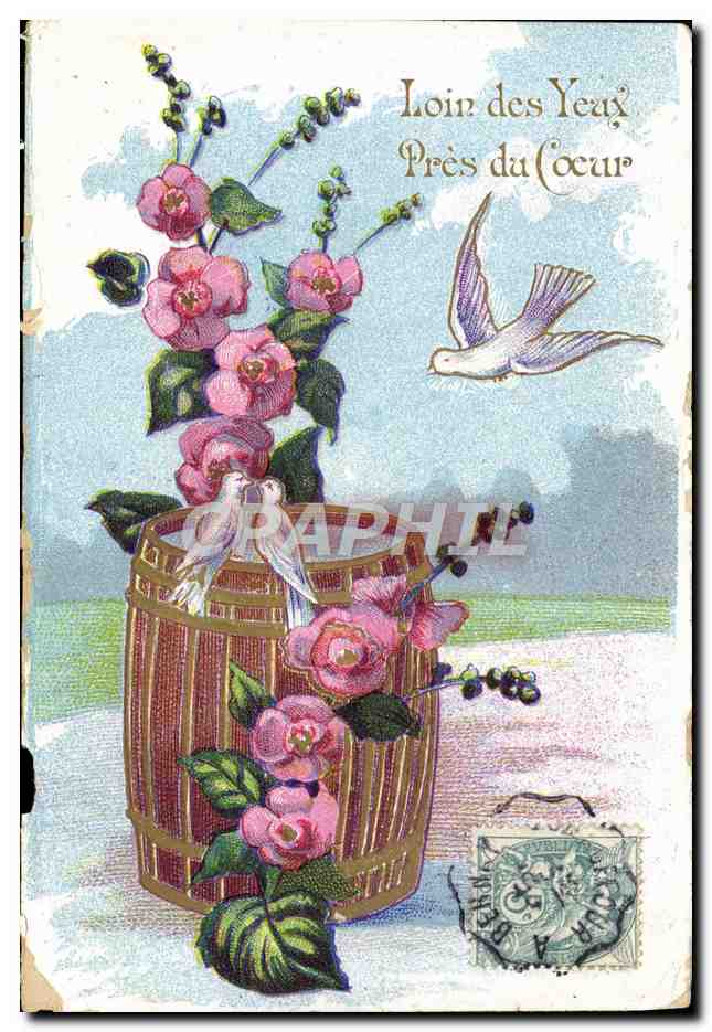 CPA Fantaisie Fleurs Colombes