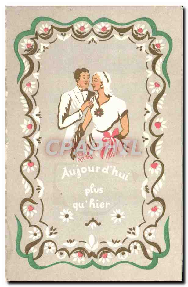 CPA Fantaisie Femme Luce Andre