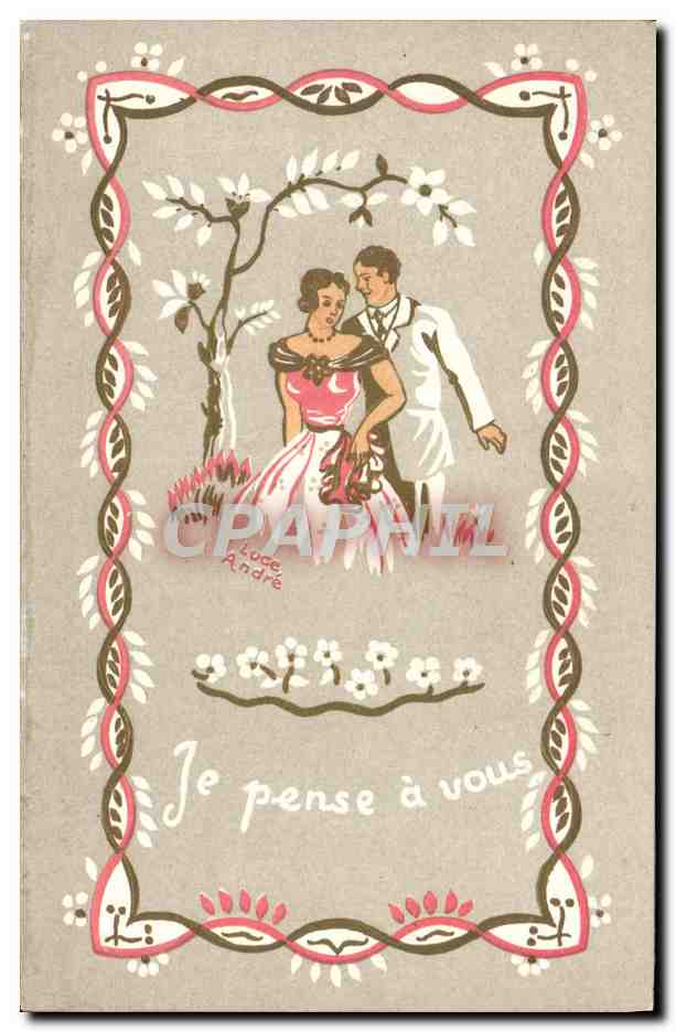 CPA Fantaisie Femme Luce Andre