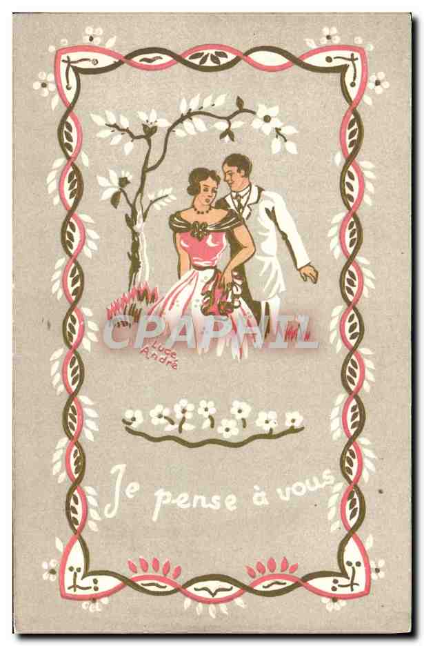 CPA Fantaisie Femme Luce Andre