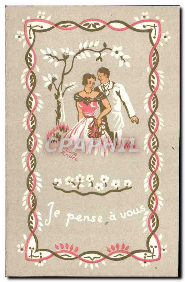 CPA Fantaisie Femme Luce Andre