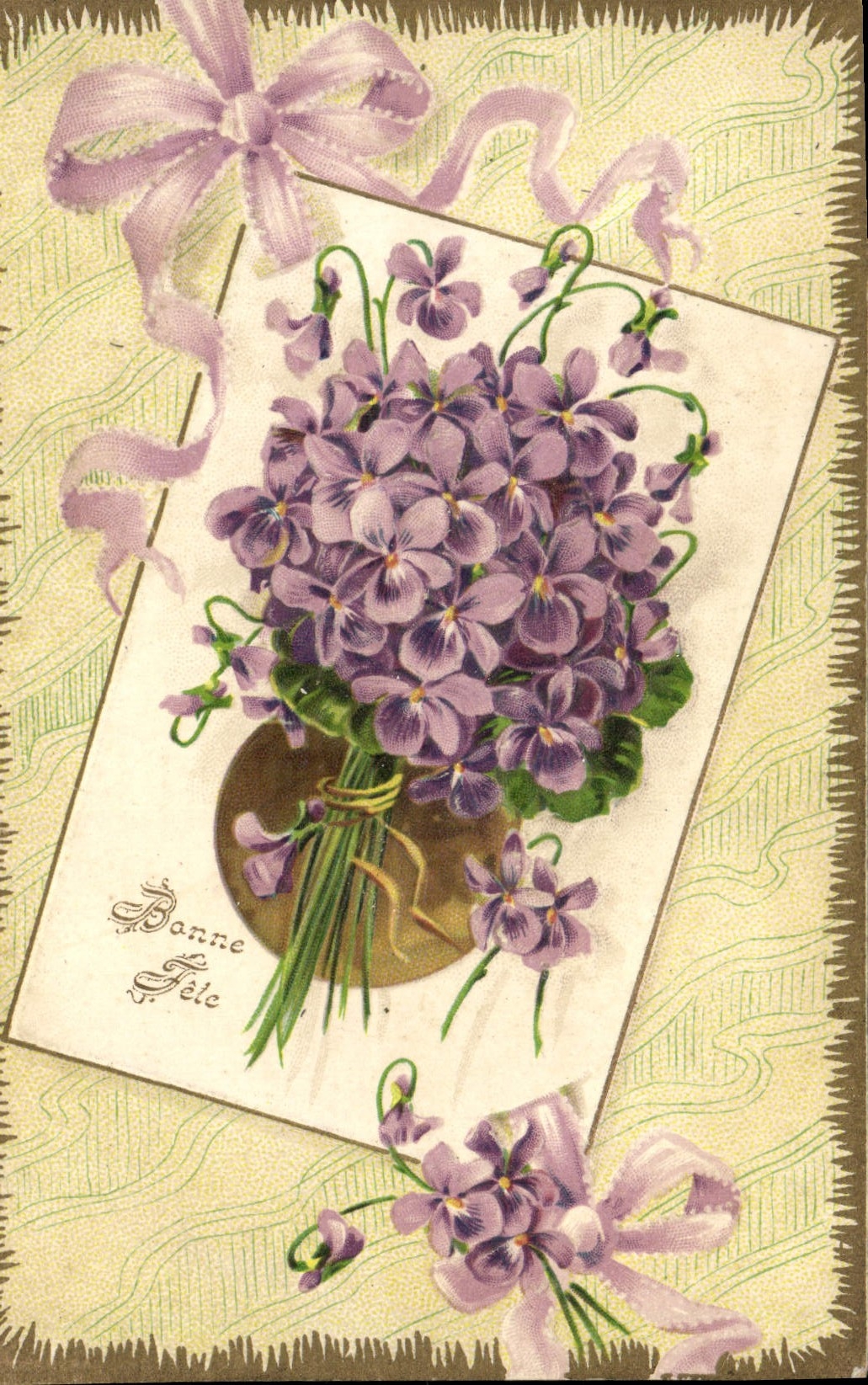 CPA Fantaisie Fleurs 