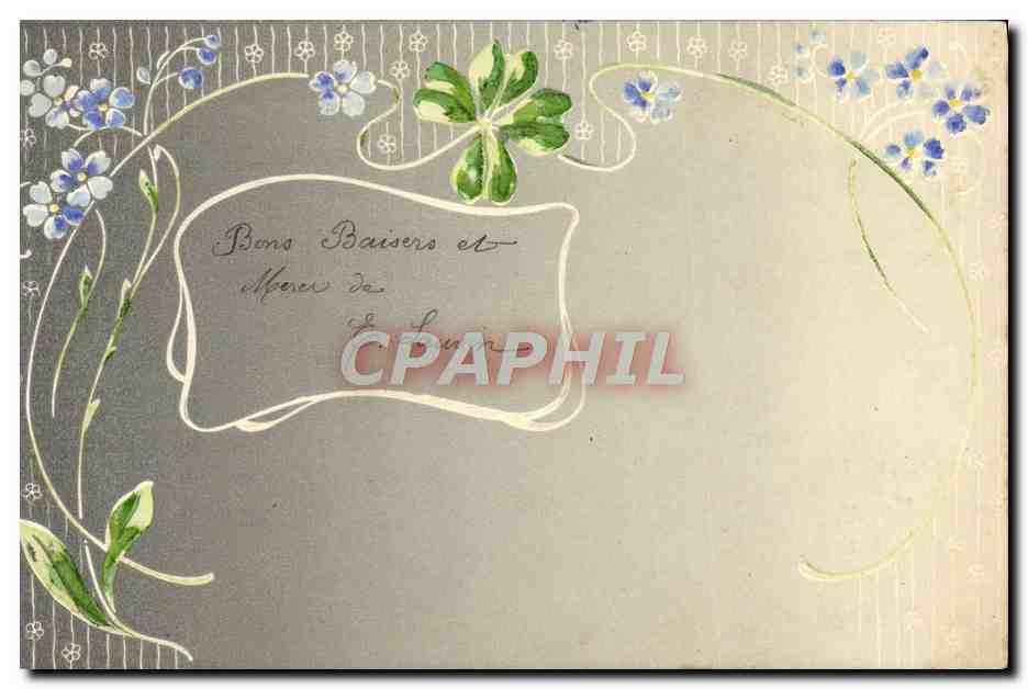 CPA Fantaisie Fleurs 