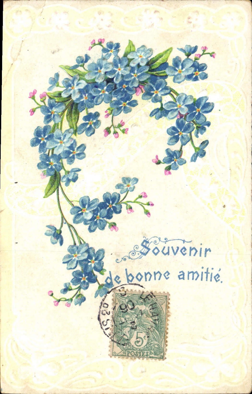 CPA Fantaisie Fleurs 