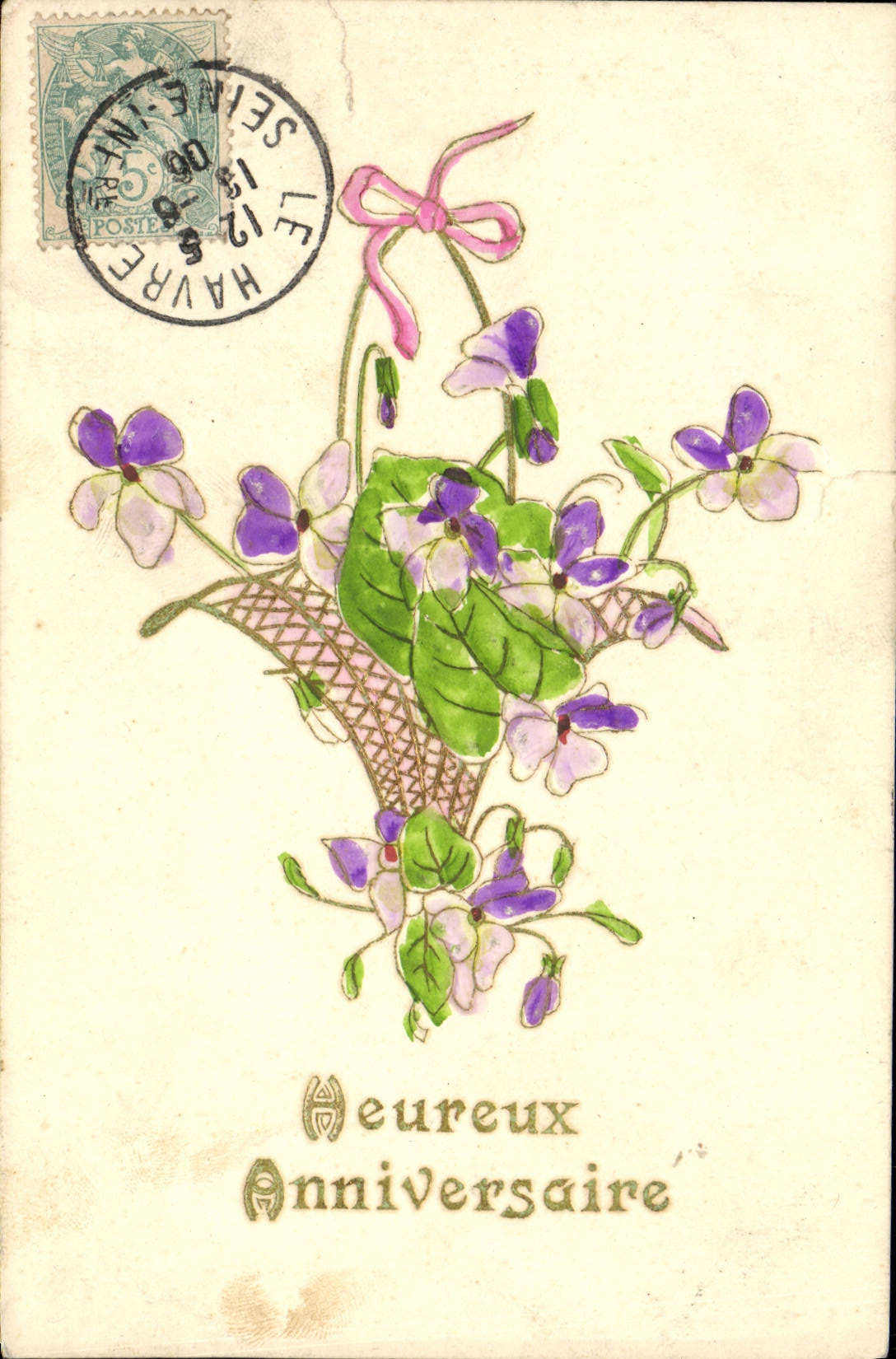 CPA Fantaisie Fleurs 