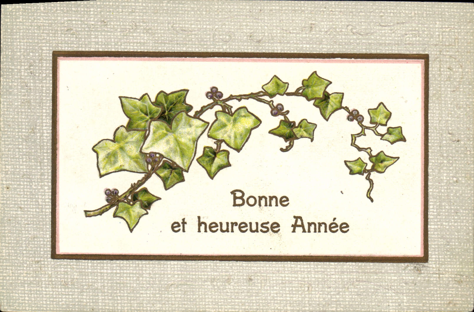 CPA Fantaisie Fleurs Vigne