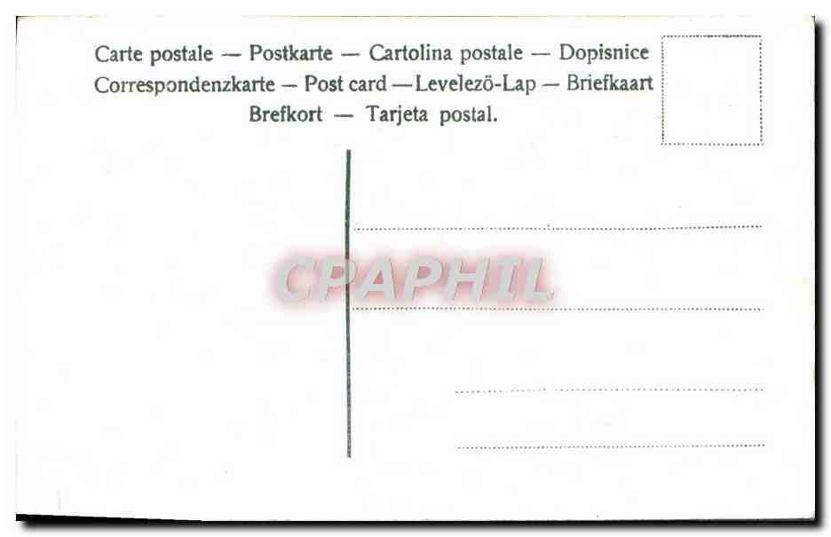 CPA Fantaisie Fleurs Corne d'abondance — Rückseite