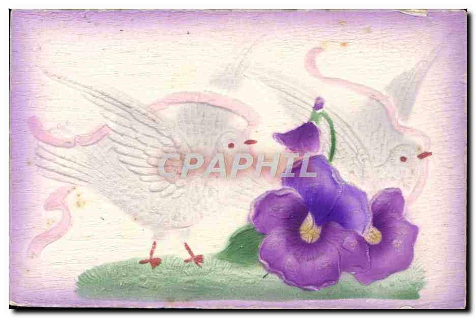 CPA Fantaisie Fleurs Colombes