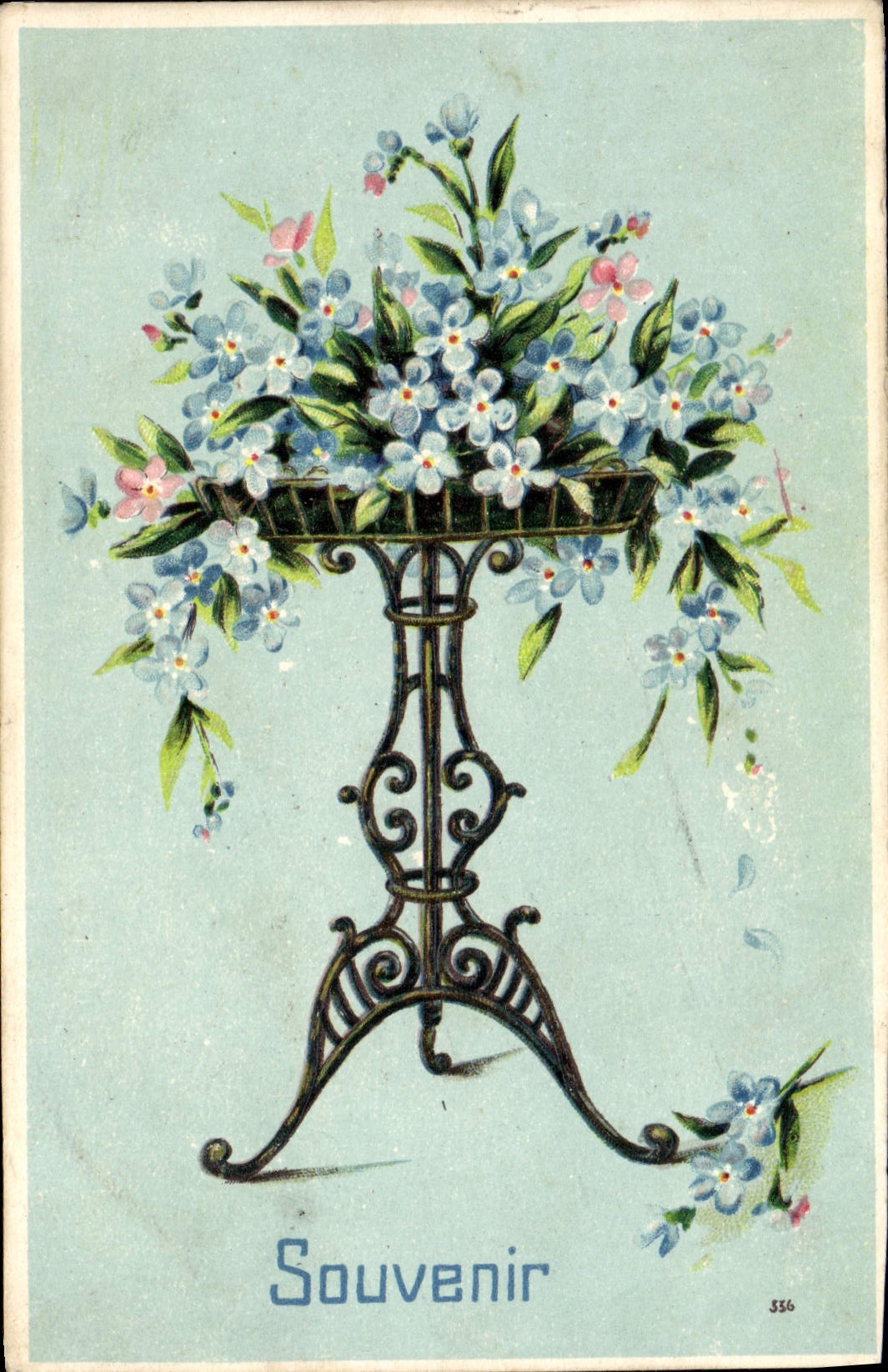CPA Fantaisie Fleurs 