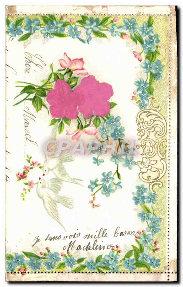 CPA Fantaisie Fleurs Colombes