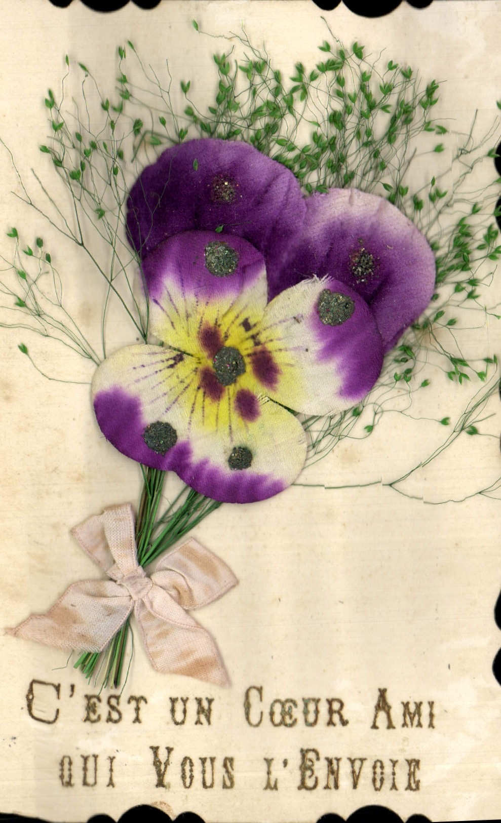 CPA Fantaisie Fleurs 