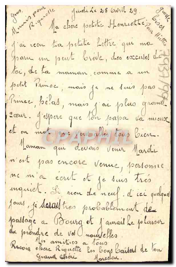 CPA Fantaisie Fleurs sechees — Verso