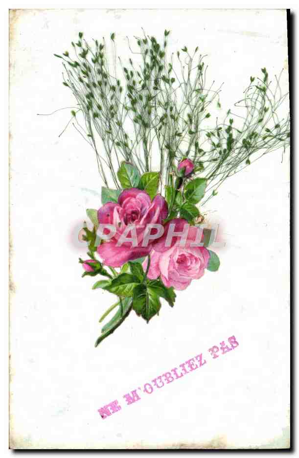 CPA Fantaisie Fleurs 
