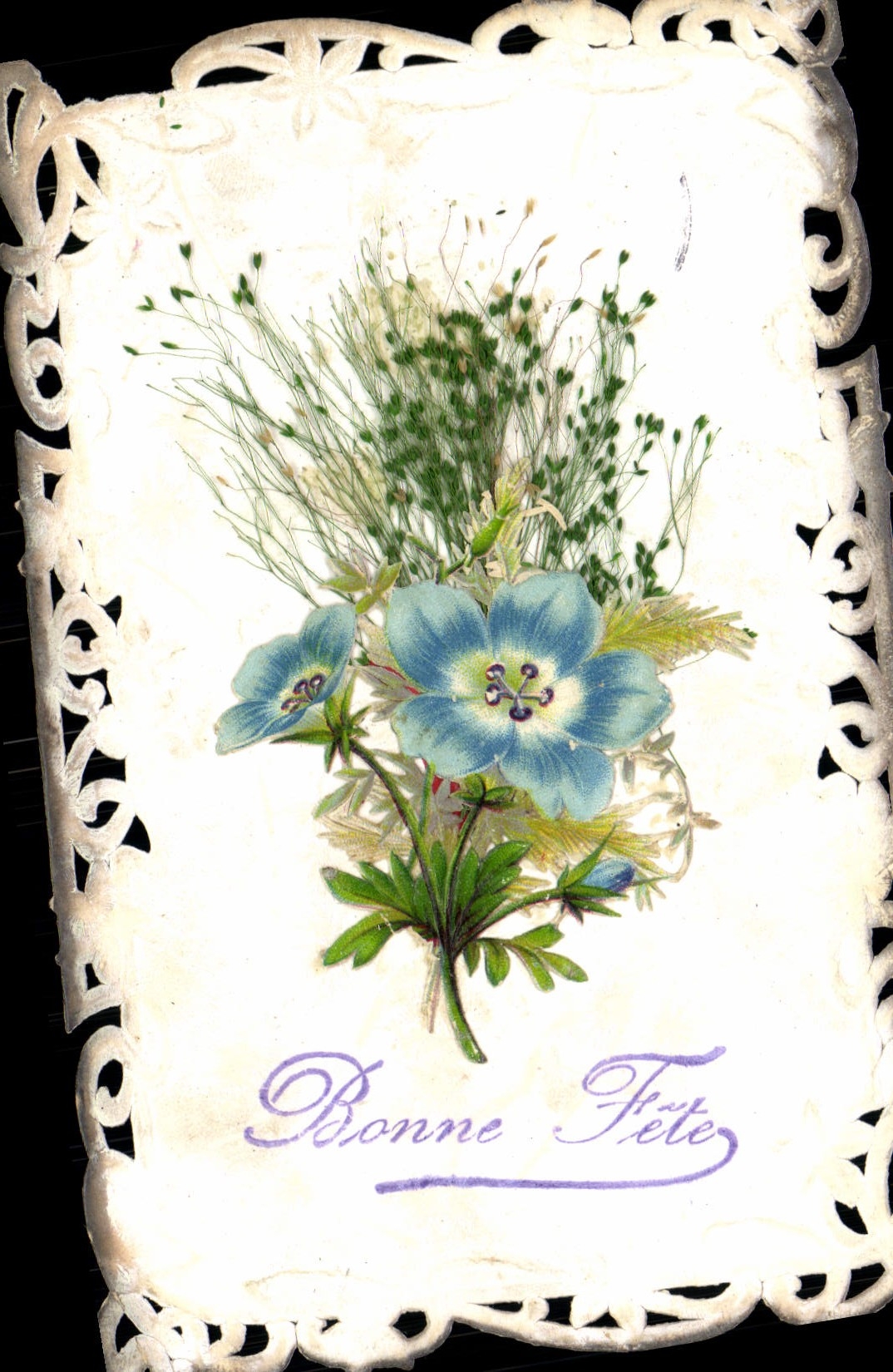 CPA Fantaisie Fleurs 