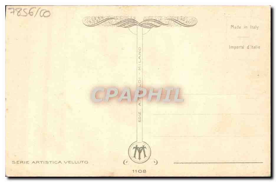 CPA Fantaisie Fleurs  — Verso