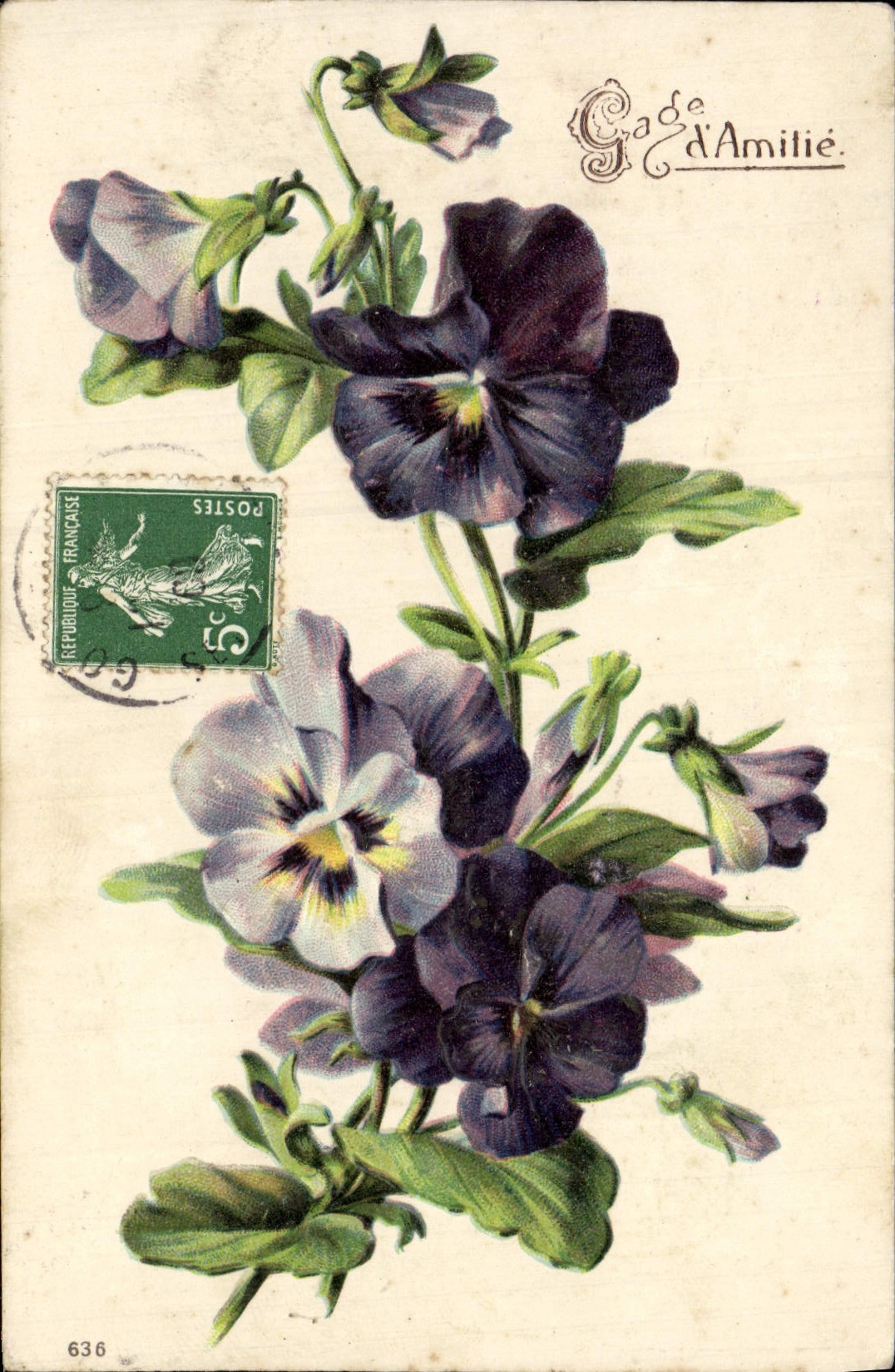 CPA Fantaisie Fleurs 
