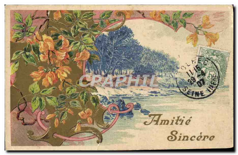 CPA Fantaisie Fleurs 