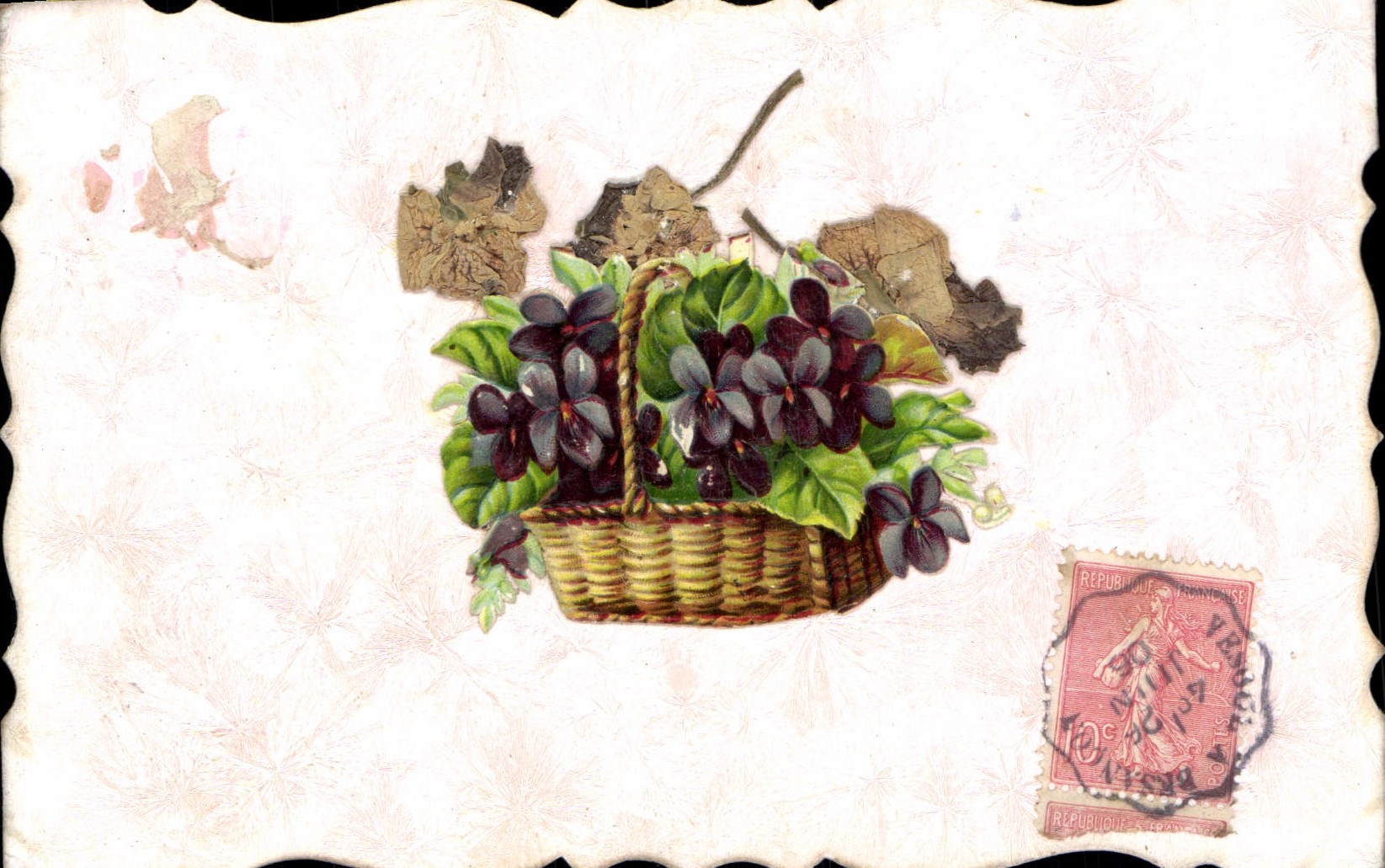 CPA Fantaisie Fleurs 