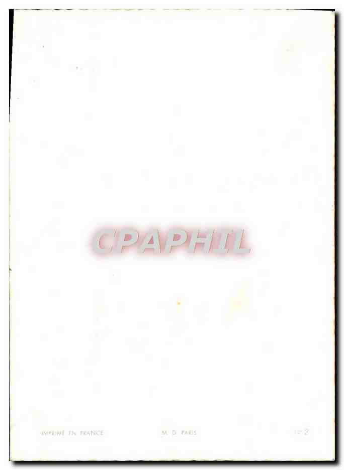 CPM Fantaisie Fleurs Rose — Verso