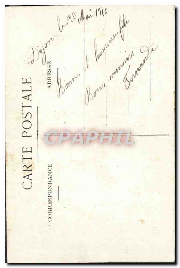 CPA Fantaisie Fleurs Hirondelle Souvenir — Rückseite