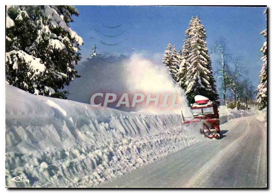 CPM Neige Et Soleil Le chasse neige