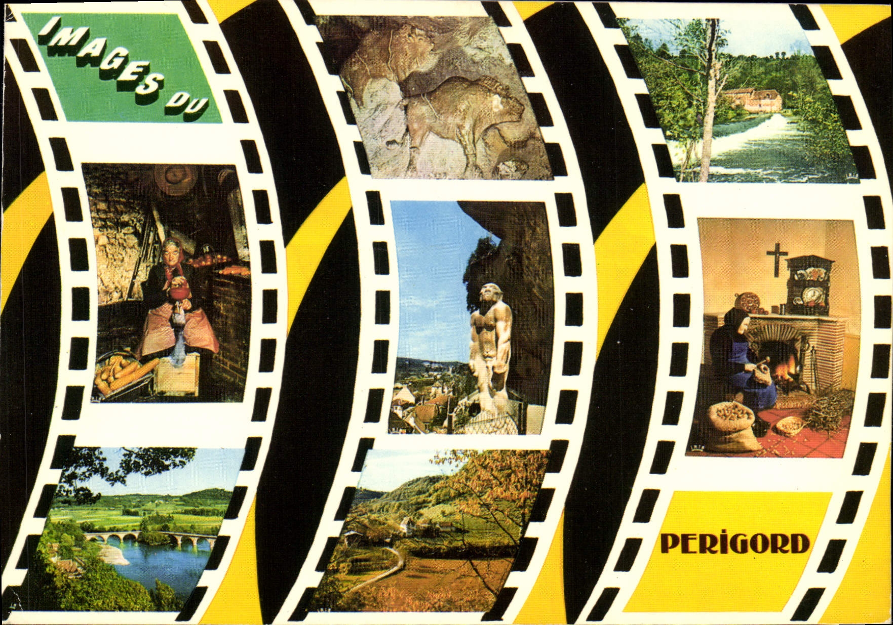 CPM Images Du Perigord la Casseuse de noix Limeuil Eyzies 