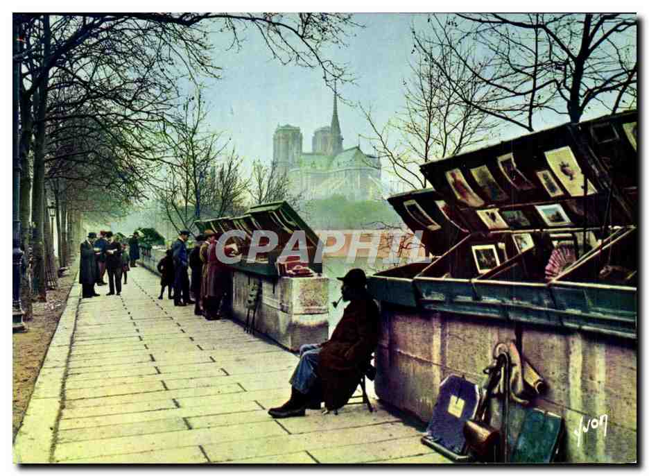 CPM Paris Couleurs Et Lumiere De France Bouquinistes Notre Dame
