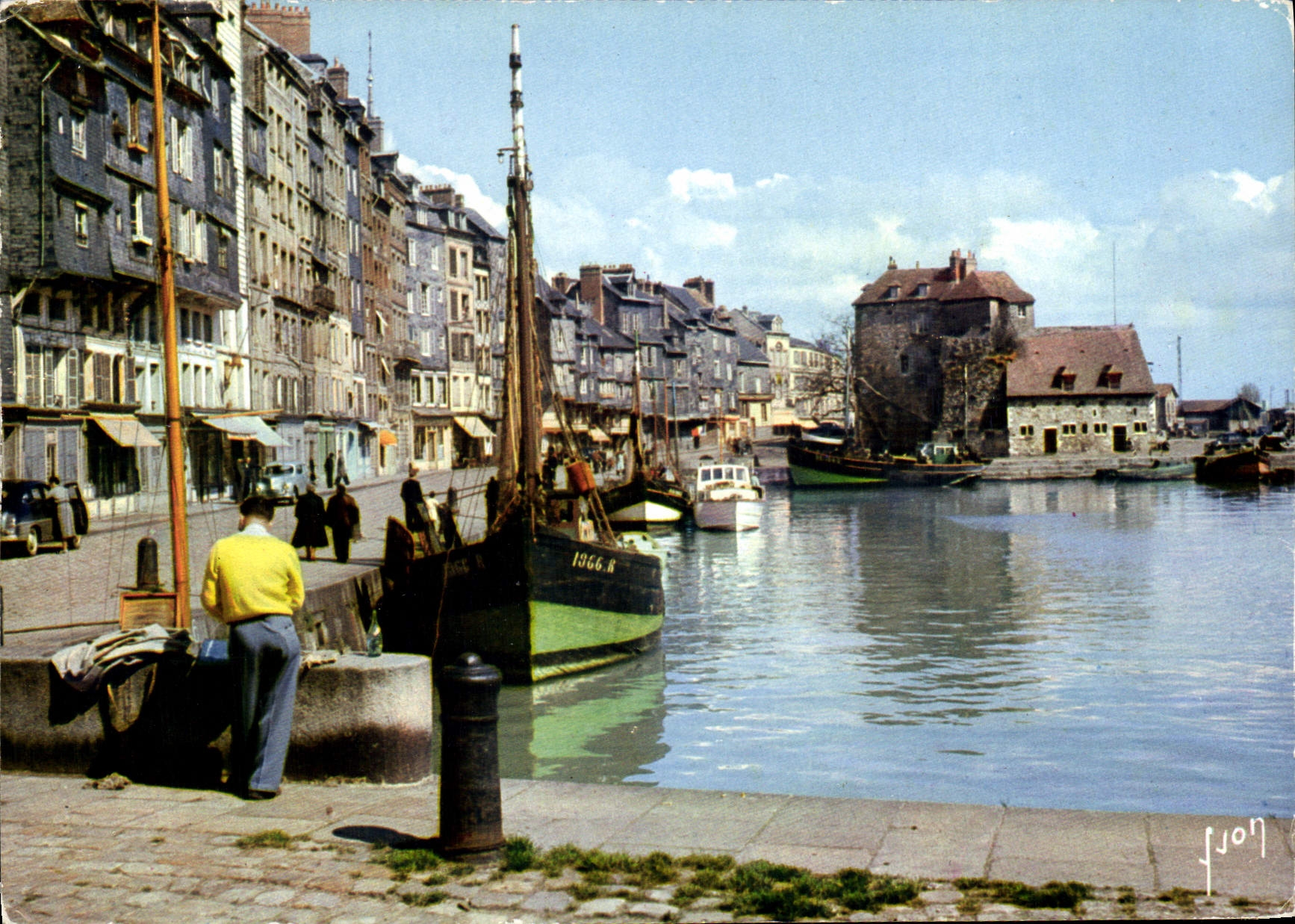 Honfleur — Bassin de l'Ouest et quai Sainte-Catherine — Éditions d'Art YVON