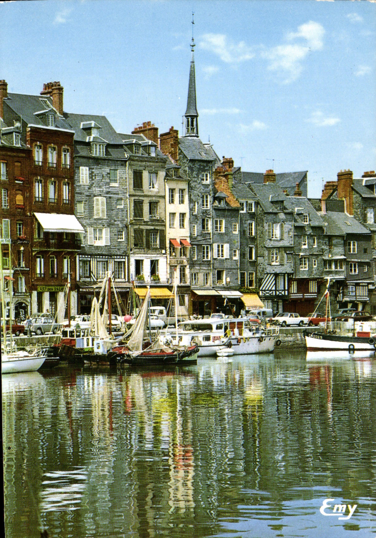Honfleur (Calvados) - Le Vieux Bassin et ses façades pittoresques — Édition Normandie LE GOUBER - n° 50112