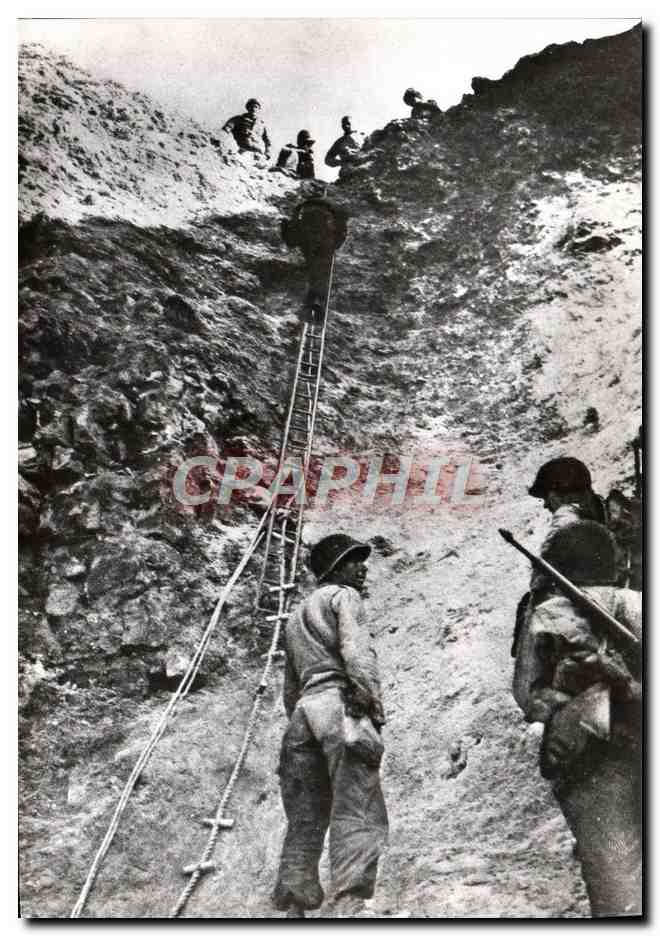 CPM Omaha Beach Grandcamps Les Bains Militaria Cricqueville en Bassin 