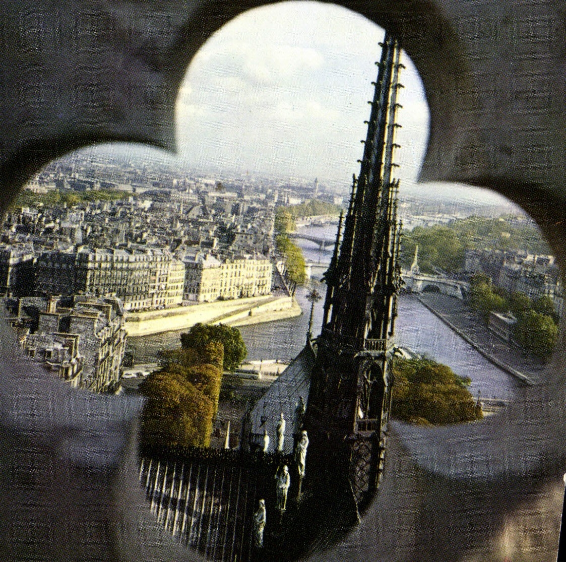 CPM Paris vu des tours de Notre Dame 