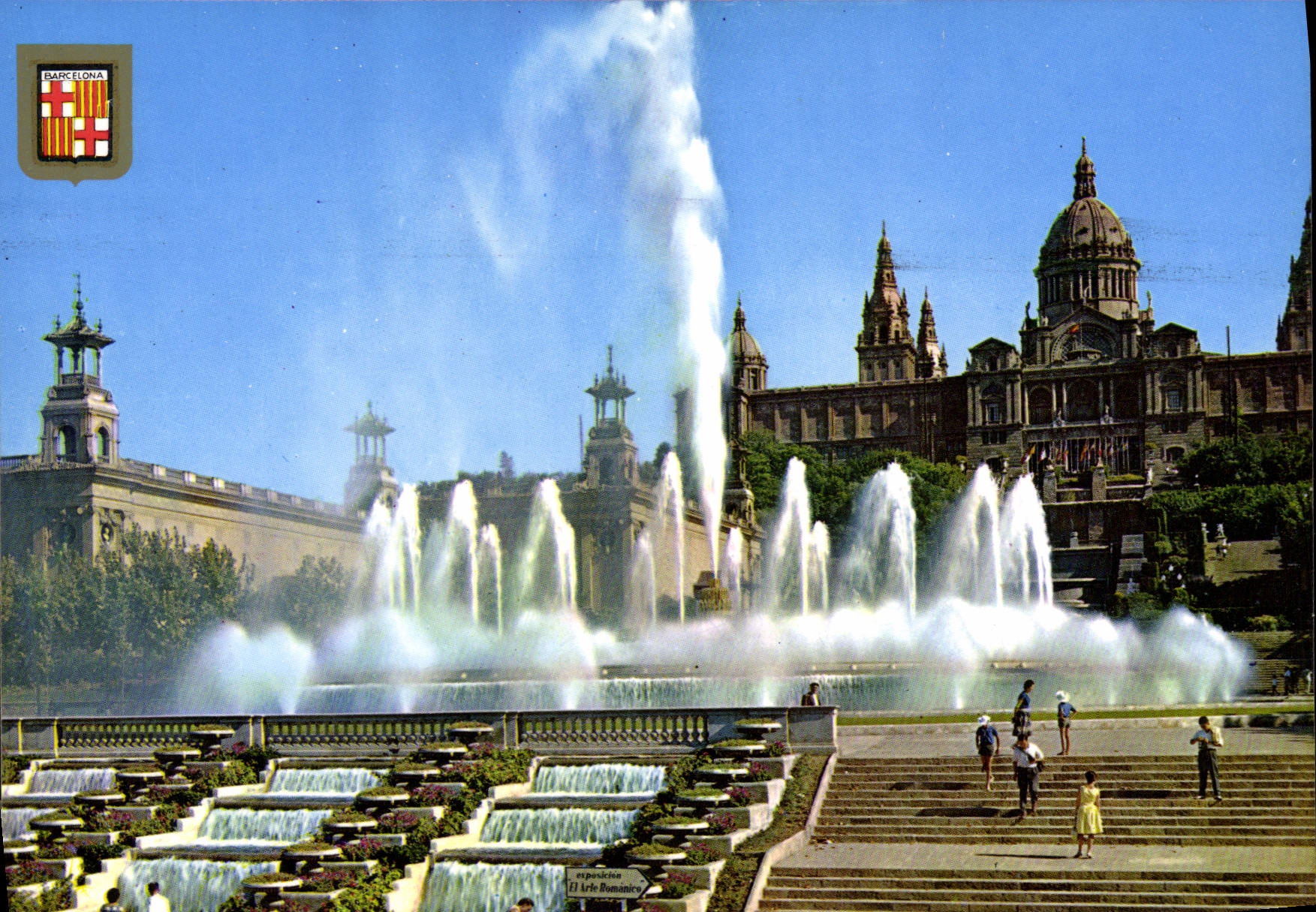 CPM Barcelona Fonts Palau Nacional De Montjuic