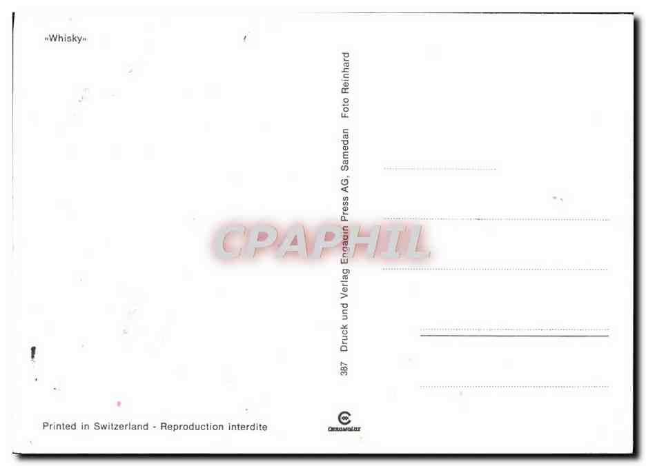 CPM Whisky Rose — Verso